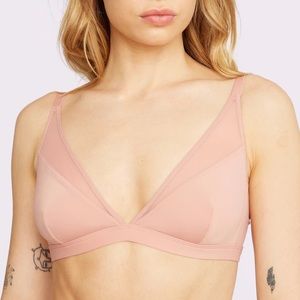 Parade Plunge Bralette - Hot Honey